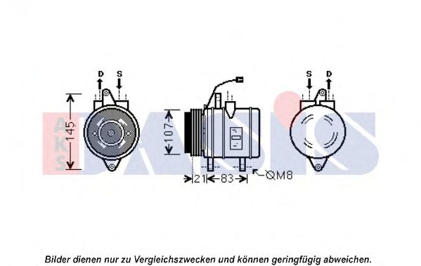AKS DASIS 851934N Компрессор, кондиционер для CHEVROLET SPARK (Шевроле Спарк) AKS DASIS 851934N Компрессор, кондиционер для CHEVROLET SPARK (Шевроле Спарк)