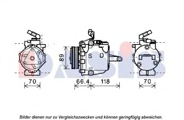 AKS DASIS 851966N Компрессор, кондиционер для MITSUBISHI COLT VI (Митсубиши/митсубиси Кольт 6) AKS DASIS 851966N Компрессор, кондиционер для MITSUBISHI COLT VI (Митсубиши/митсубиси Кольт 6)