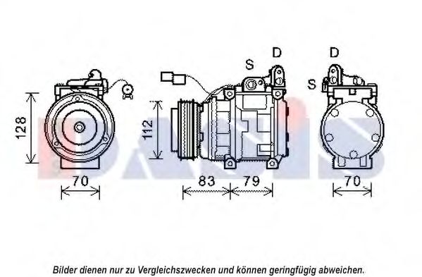 AKS DASIS 852575N Компрессор, кондиционер для KIA CARENS II (Киа Каренс 2) AKS DASIS 852575N Компрессор, кондиционер для KIA CARENS II (Киа Каренс 2)