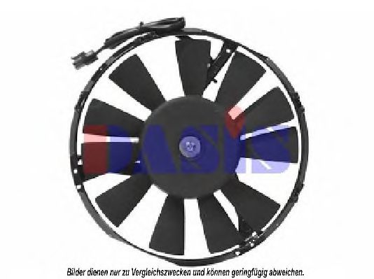 AKS DASIS 870087N Вентилятор, конденсатор кондиционера для OPEL CORSA B (Опель Корса б)