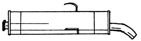 AKS DASIS SG45616 Глушитель выхлопных газов конечный для PEUGEOT 205 II (Пежо 205 2) AKS DASIS SG45616 Глушитель выхлопных газов конечный для PEUGEOT 205 II (Пежо 205 2)