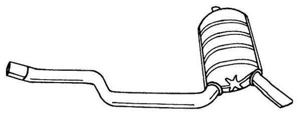 AKS DASIS SG35625 Глушитель выхлопных газов конечный 