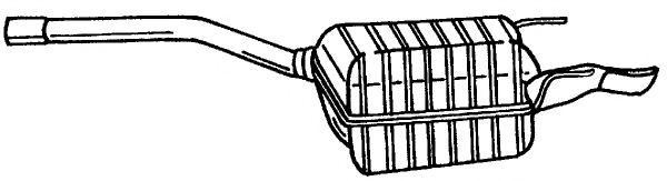 AKS DASIS SG35616 Глушитель выхлопных газов конечный 