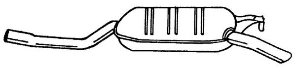 AKS DASIS SG35610 Глушитель выхлопных газов конечный 