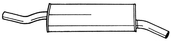 AKS DASIS SG15607 Глушитель выхлопных газов конечный 