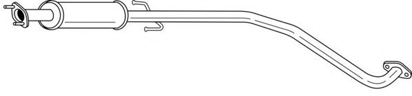 AKS DASIS SG73412 Средний глушитель выхлопных газов для DAEWOO KALOS (Дэу Калос) AKS DASIS SG73412 Средний глушитель выхлопных газов для DAEWOO KALOS (Дэу Калос)