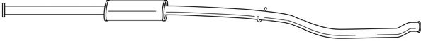 AKS DASIS SG45453 Средний глушитель выхлопных газов для PEUGEOT 206 SW (Пежо 206 св) AKS DASIS SG45453 Средний глушитель выхлопных газов для PEUGEOT 206 SW (Пежо 206 св)