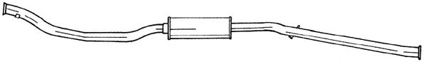 AKS DASIS SG45403 Средний глушитель выхлопных газов для PEUGEOT 205 II (Пежо 205 2) AKS DASIS SG45403 Средний глушитель выхлопных газов для PEUGEOT 205 II (Пежо 205 2)