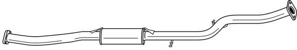 AKS DASIS SG34402 Средний глушитель выхлопных газов для MAZDA (Мазда) AKS DASIS SG34402 Средний глушитель выхлопных газов для MAZDA (Мазда)