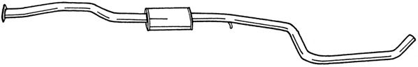 AKS DASIS SG25430 Средний глушитель выхлопных газов для FORD (Форд) AKS DASIS SG25430 Средний глушитель выхлопных газов для FORD (Форд)