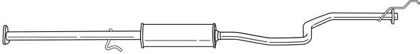 AKS DASIS SG23428 Средний глушитель выхлопных газов для HONDA CIVIC VI (Хонда Цивик 6) AKS DASIS SG23428 Средний глушитель выхлопных газов для HONDA CIVIC VI (Хонда Цивик 6)