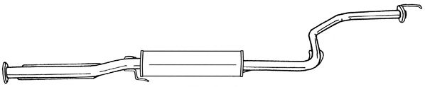 AKS DASIS SG23413 Средний глушитель выхлопных газов для ROVER 400 (Ровер 400) AKS DASIS SG23413 Средний глушитель выхлопных газов для ROVER 400 (Ровер 400)