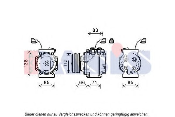 AKS DASIS 852667N Компрессор, кондиционер для HYUNDAI I20 (Хендай И20) AKS DASIS 852667N Компрессор, кондиционер для HYUNDAI I20 (Хендай И20)