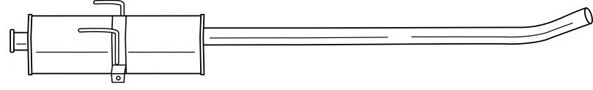 AKS DASIS SG12461 Средний глушитель выхлопных газов для CITROëN (Cитроëн) AKS DASIS SG12461 Средний глушитель выхлопных газов для CITROëN (Cитроëн)