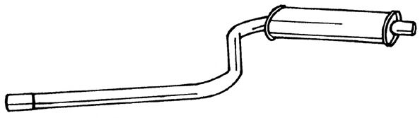AKS DASIS SG12440 Средний глушитель выхлопных газов 