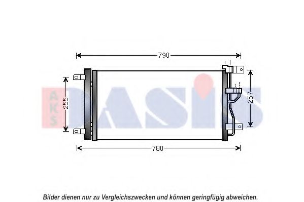 AKS DASIS 152048N Конденсатор, кондиционер для CHEVROLET CAPTIVA (Шевроле Каптива) AKS DASIS 152048N Конденсатор, кондиционер для CHEVROLET CAPTIVA (Шевроле Каптива)