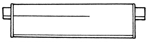AKS DASIS SG11403 Средний глушитель выхлопных газов 