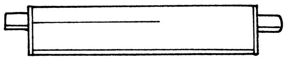 AKS DASIS SG11402 Средний глушитель выхлопных газов 
