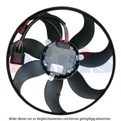 AKS DASIS 488028N Вентилятор, охлаждение двигателя слева для VOLKSWAGEN VENTO V (Фольксваген Венто 5) AKS DASIS 488028N Вентилятор, охлаждение двигателя слева для VOLKSWAGEN VENTO V (Фольксваген Венто 5)