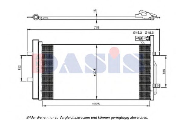 AKS DASIS 482029N Конденсатор, кондиционер для AUDI Q3 (Ауди Кью 3) AKS DASIS 482029N Конденсатор, кондиционер для AUDI Q3 (Ауди Кью 3)