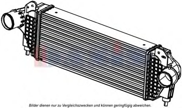 AKS DASIS 017004N Интеркулер 