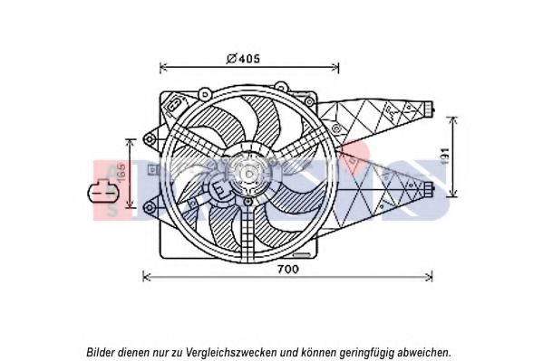 AKS DASIS 088105N Вентилятор, охлаждение двигателя для FIAT PUNTO EVO (Фиат Пунто эво) AKS DASIS 088105N Вентилятор, охлаждение двигателя для FIAT PUNTO EVO (Фиат Пунто эво)