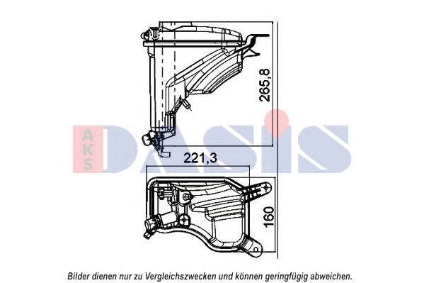 AKS DASIS 053017N Компенсационный бак, охлаждающая жидкость для BMW Z4 (Бмв Z4) AKS DASIS 053017N Компенсационный бак, охлаждающая жидкость для BMW Z4 (Бмв Z4)