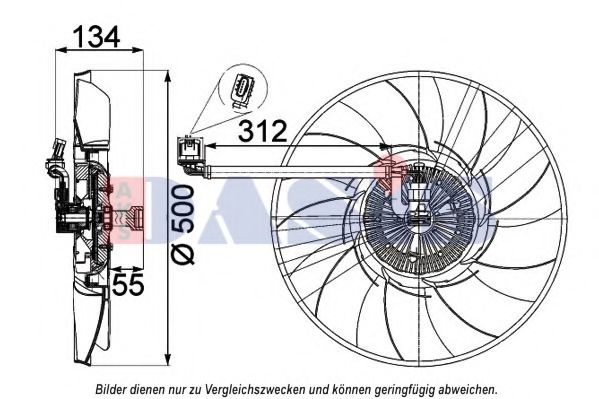 AKS DASIS 028004N Вентилятор, охлаждение двигателя для LAND ROVER RANGE ROVER SPORT (Ленд ровер/лэнд ровер Рангэ ровер спорт) AKS DASIS 028004N Вентилятор, охлаждение двигателя для LAND ROVER RANGE ROVER SPORT (Ленд ровер/лэнд ровер Рангэ ровер спорт)