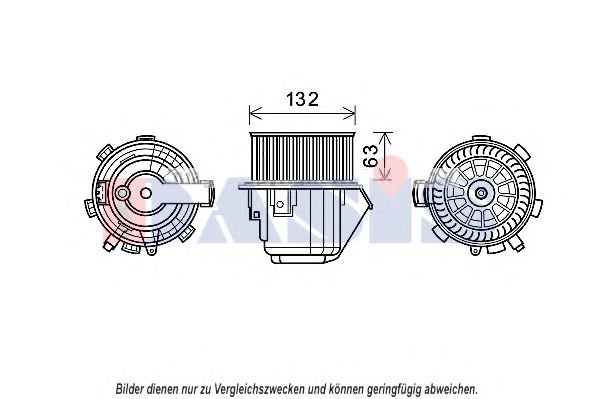 AKS DASIS 068067N Вентилятор салона 11438 для PEUGEOT 407 (Пежо 407) AKS DASIS 068067N Вентилятор салона 11438 для PEUGEOT 407 (Пежо 407)