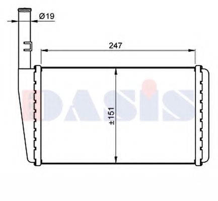 AKS DASIS 029005N Теплообменник, отопление салона для LAND ROVER DEFENDER (Ленд ровер/лэнд ровер Дэфэндэр) AKS DASIS 029005N Теплообменник, отопление салона для LAND ROVER DEFENDER (Ленд ровер/лэнд ровер Дэфэндэр)