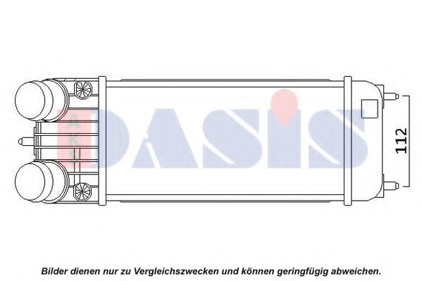 AKS DASIS 067017N Интеркулер для PEUGEOT 207 (Пежо 207) AKS DASIS 067017N Интеркулер для PEUGEOT 207 (Пежо 207)
