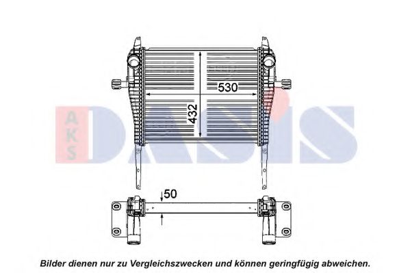 AKS DASIS 407016N Интеркулер<br >2008 