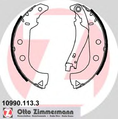 ZIMMERMANN 10990.113.3 Тормозные колодоки 