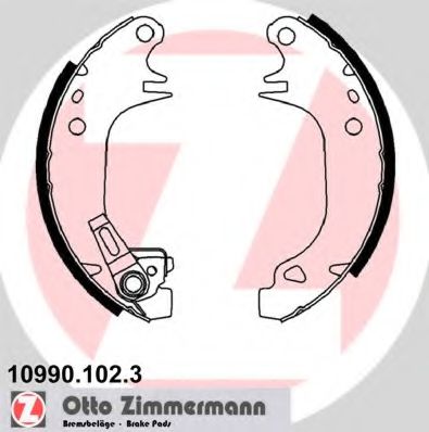 ZIMMERMANN 10990.102.3 Тормозные колодоки для PEUGEOT 205 II (Пежо 205 2) ZIMMERMANN 10990.102.3 Тормозные колодоки для PEUGEOT 205 II (Пежо 205 2)