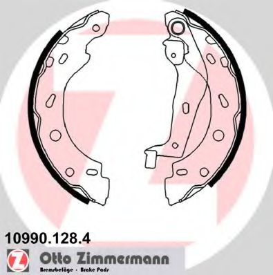 ZIMMERMANN 10990.128.4 Тормозные колодоки 