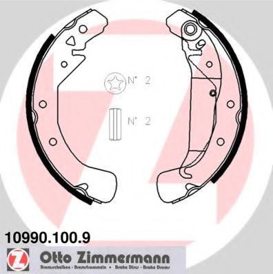 ZIMMERMANN 10990.100.9 Тормозные колодоки для OPEL ASTRA H HATCH (Опель Астра н хэтчбек) ZIMMERMANN 10990.100.9 Тормозные колодоки для OPEL ASTRA H HATCH (Опель Астра н хэтчбек)
