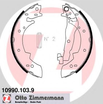 ZIMMERMANN 10990.103.9 Тормозные колодоки для BMW 3 (Бмв 3) ZIMMERMANN 10990.103.9 Тормозные колодоки для BMW 3 (Бмв 3)