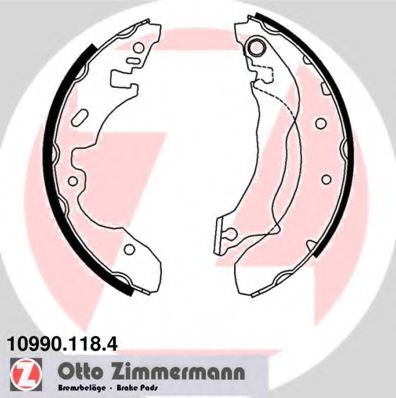 ZIMMERMANN 10990.118.4 Тормозные колодоки 