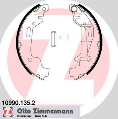 ZIMMERMANN 10990.135.2 Тормозные колодоки 