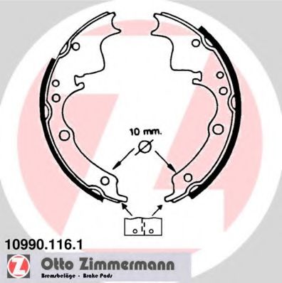 ZIMMERMANN 10990.116.1 Тормозные колодоки 