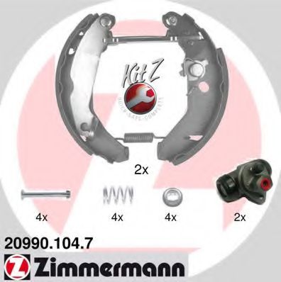 ZIMMERMANN 20990.104.7 Тормозные колодоки 