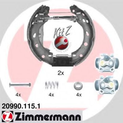 ZIMMERMANN 20990.115.1 Тормозные колодоки 