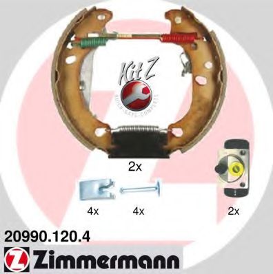 ZIMMERMANN 20990.120.4 Тормозные колодоки для MAZDA SOHO III (Мазда Сохо 3) ZIMMERMANN 20990.120.4 Тормозные колодоки для MAZDA SOHO III (Мазда Сохо 3)