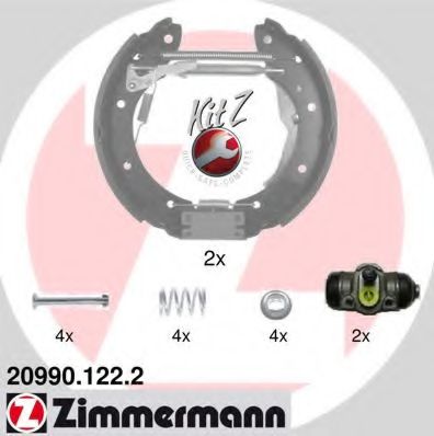 ZIMMERMANN 20990.122.2 Тормозные колодоки 