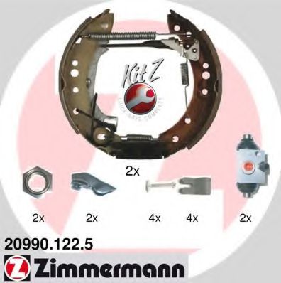 ZIMMERMANN 20990.122.5 Тормозные колодоки 