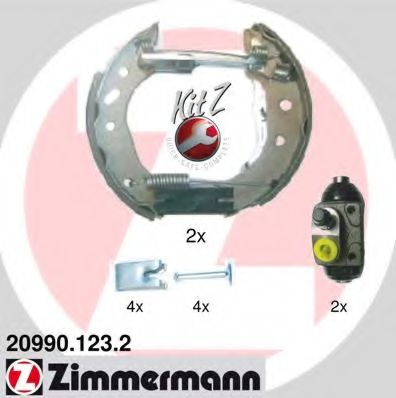 ZIMMERMANN 20990.123.2 Тормозные колодоки для MAZDA SOHO III (Мазда Сохо 3) ZIMMERMANN 20990.123.2 Тормозные колодоки для MAZDA SOHO III (Мазда Сохо 3)