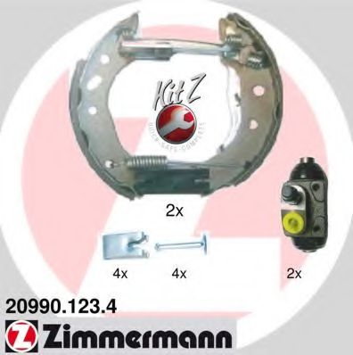 ZIMMERMANN 20990.123.4 Тормозные колодоки 