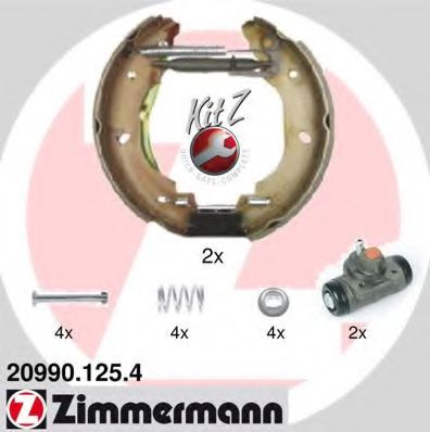ZIMMERMANN 20990.125.4 Тормозные колодоки 