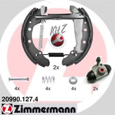 ZIMMERMANN 20990.127.4 Тормозные колодоки 