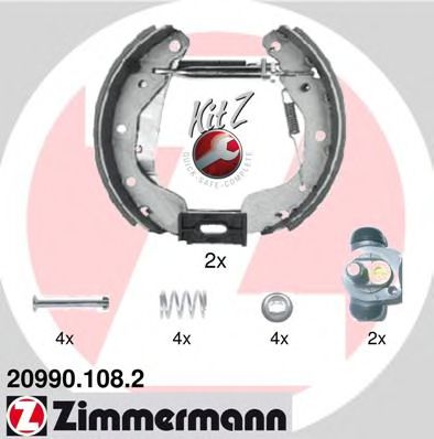 ZIMMERMANN 20990.108.2 Тормозные колодоки 